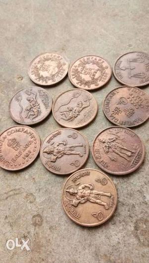 Per Peace 80 Rs. Hanuman Coin latest collection
