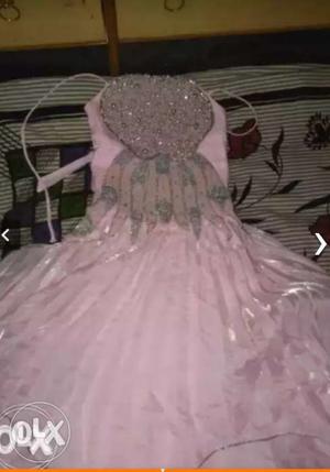 Pink dress for 14 to 16 yrs girl