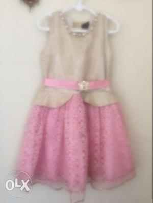 Pink party dress 4-6 years