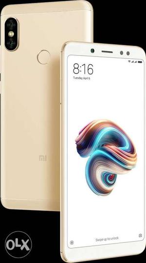 Redmi note 5 PRO 4gb gold seal pack...