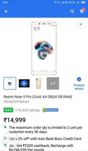 Redmi note 5 pro 7 days old For contact no