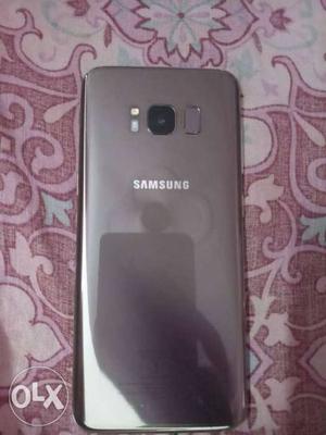 Samsung galaxy s8 golden colour and full