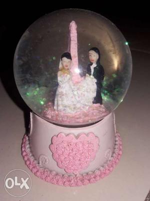 Snow Globe Groom And Bride