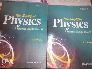 Two Physics By S.L. Arora Books