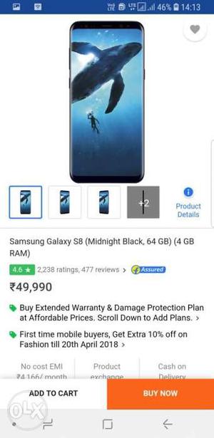 Urgent sell Galaxy s8 Only 5 months old with full