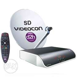 Videocon DTH connection TV with remote