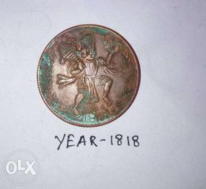 Year  East India company copper coin...its