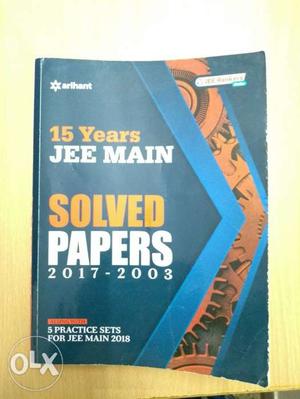  Years Jee Main Solved Papers Book