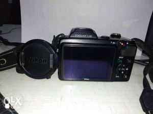 Black Nikon COOLPIX L120 Camera