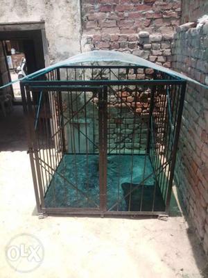 Black Outdoor Pet Cage