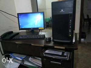 Brand new pc with 2 gb ram 160 gb hard disk core