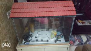 Fish Tank with all required accessories. 2*1 foot