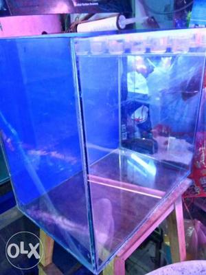 Fish tank size 17 by 16. Deep 11 inch