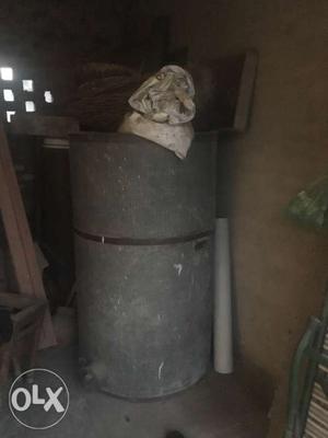 Grey Metal Container Tank
