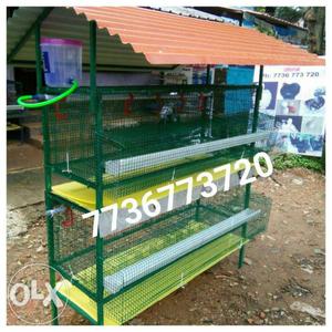 Hi tech cage with fully automatic system.