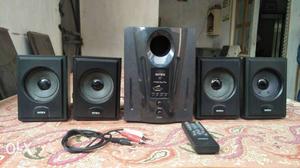 Intex 4.1 Speaker System With Remote 7 months old only