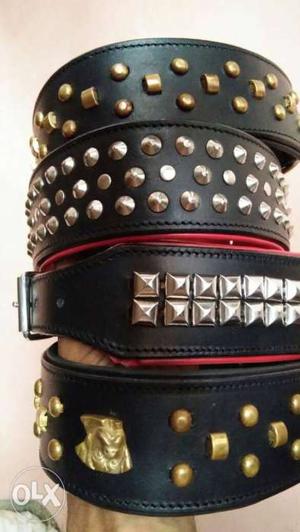 Leather harness belt pet accessories