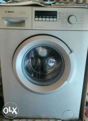 White Bosch Front-load Washing Machine