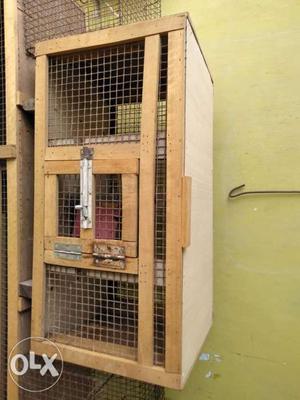 Wooden pet cage sell urgently last price is 400
