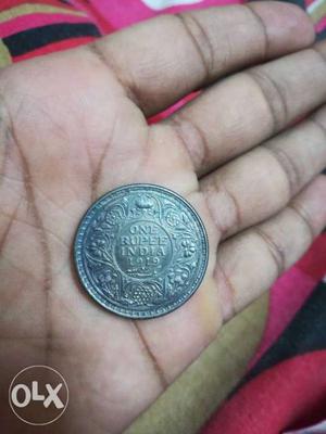 100 Years Old 1 Rs Indian Coin