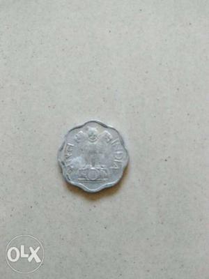 2 paise Silver Indian Coin Collection