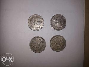 25 paisa coin indian  and 