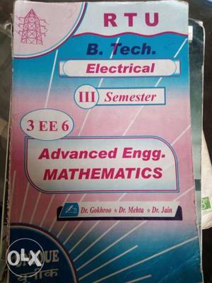 3rd sem for electrical branch mathematics book
