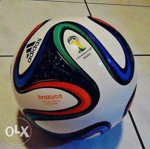 Adidas football with air pump.