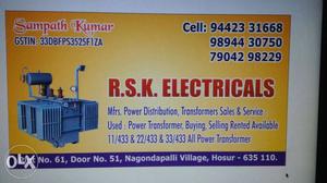 All Power Transformer Buying & Selling & Rented