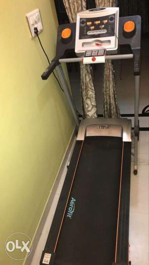 Black And Gray Voit Treadmill