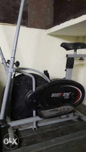 Body fitness gym machine. running and cycling
