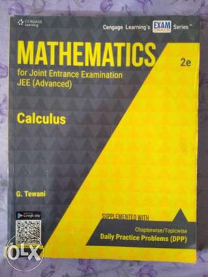Cengage calculus for jee adv. in great condition.
