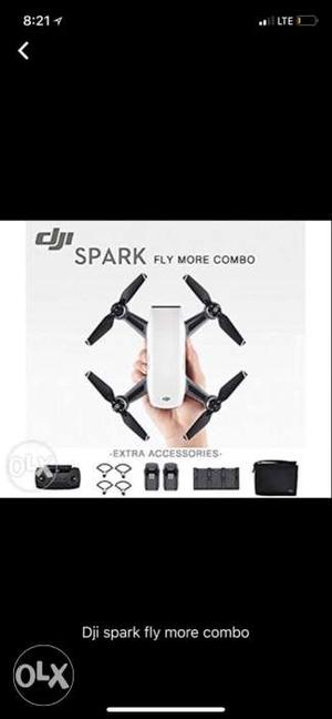 Dji spark fly more combo Sealed
