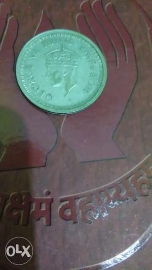  George VI King Emperor 1 Rupee Coin