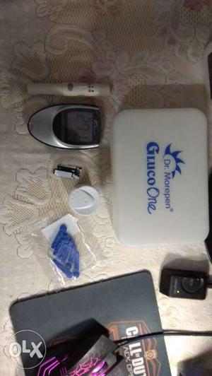 Gluco One blood sugar monitoring machine in very