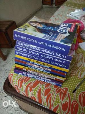 Gre books, quant and verbal.