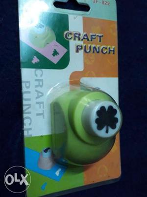 Green And White Craft Punch Pack