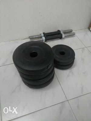 Home gym, dumbbells, weights