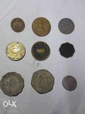 Old coin Indian currency