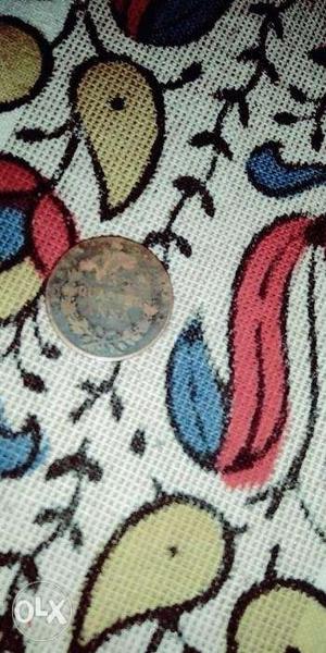 Quarter Anna coin  Original