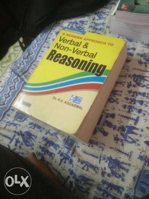RS Aggarwal Verbal and Non Verbal Reasoning Book.