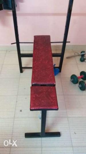 Red And Black Bench Press