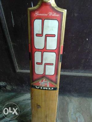 SS original English willow bat never used full of