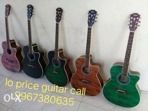 Several Acoustic Guitars