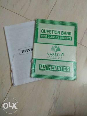 12th cbse NCERT physics and maths question bank...thirdhand