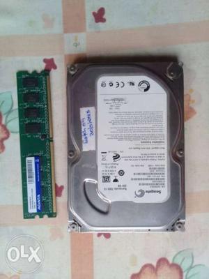 250gb hard disk with 2gb ddr 2 ram for pc