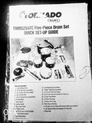 5.1 drum Kit Tornado Mapex