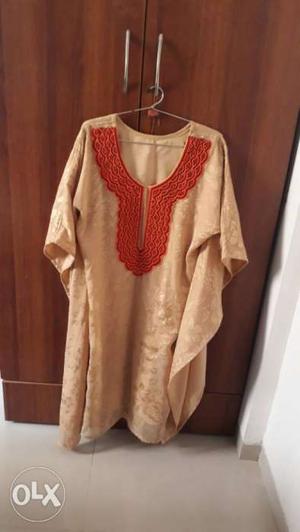 A Beautiful Red Embroidery kaftan worn only twice with