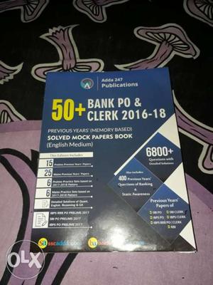 Adda Publication Book Solved mock papers book