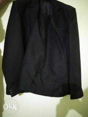 Black suit with pant and tie, new not used